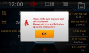 HX A serie Seat Belt Warning