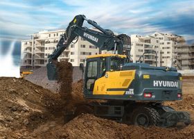 hw210a construction excavator